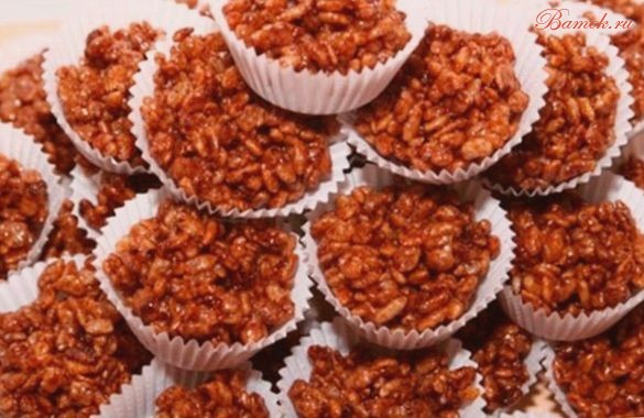 Быстрые шоколадные хрустелки с изюмом