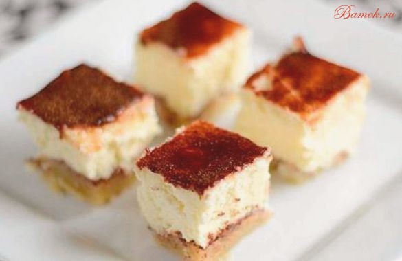 Чизкейк с греческим йогуртом и корицей