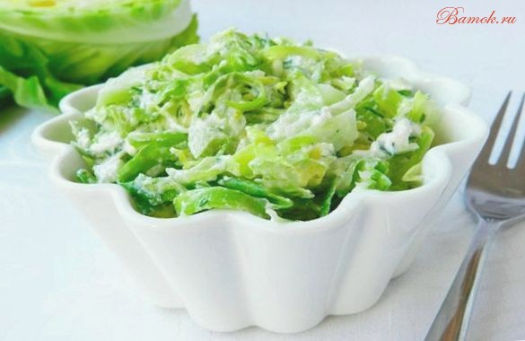 Капустный салат с сыром фета Капустный салат с сыром фета