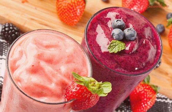 Легкий фруктово-йогуртовый коктейль