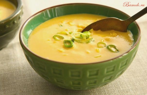 Легкий сырно-кукурузный суп Легкий сырно-кукурузный суп