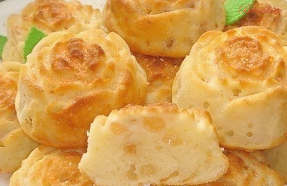 Маффины из творога с бананом Маффины из творога с бананом