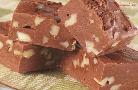 Молочный щербет с орехами и какао Молочный щербет с орехами и какао