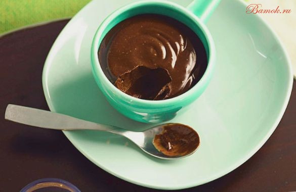 Мусс из горького шоколада с ликером Мусс из горького шоколада с ликером