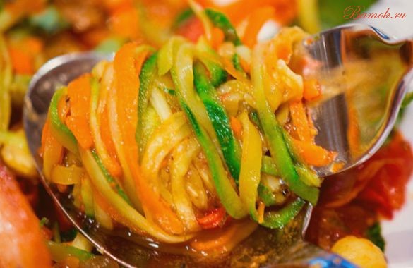 Салат «Корейский кабачок» на зиму