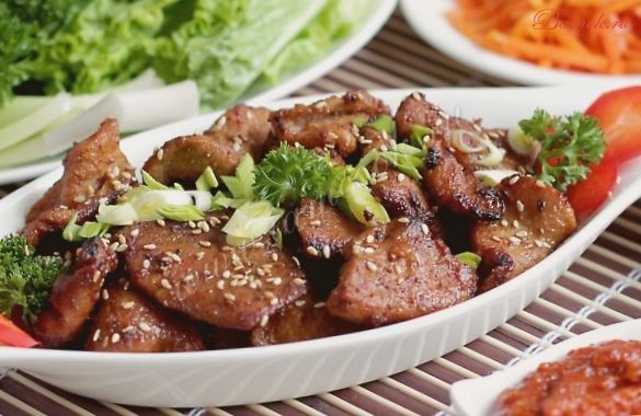 Сочная свинина по-корейски