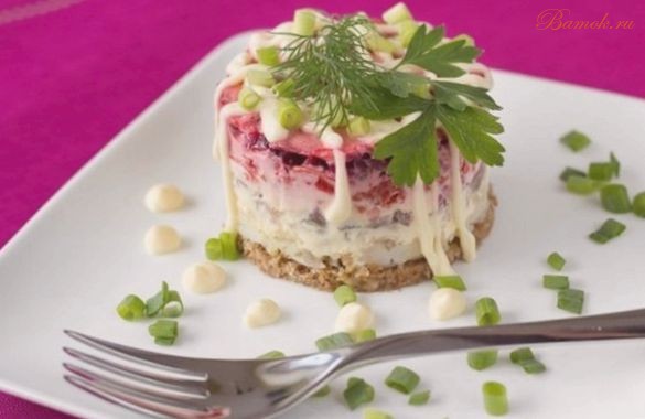 Торжественный лосось под шубой Торжественный лосось под шубой