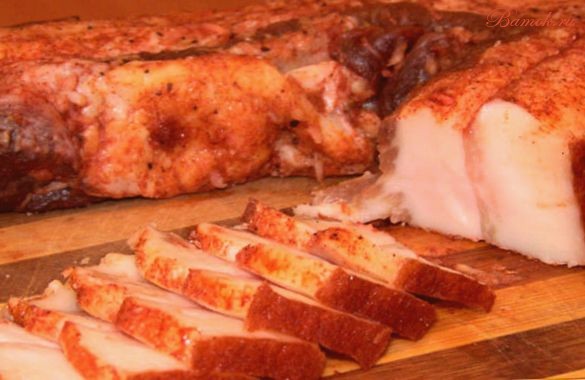 Нежное домашнее сало