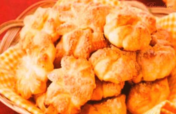 Нежное печенье «Творожные цветки» Нежное печенье «Творожные цветки»