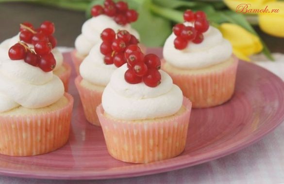 Ласковые капкейки с запахом ванили