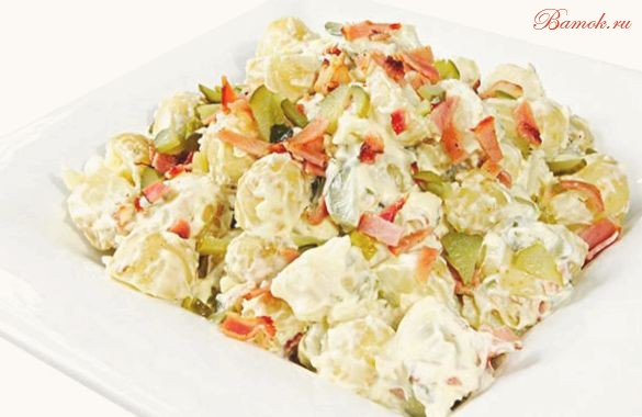 Салат из курицы с картофелем Салат из курицы с картофелем