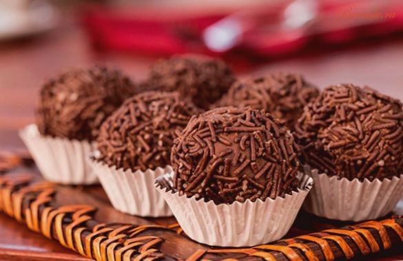 Шоколадный десерт «Бригадейро»