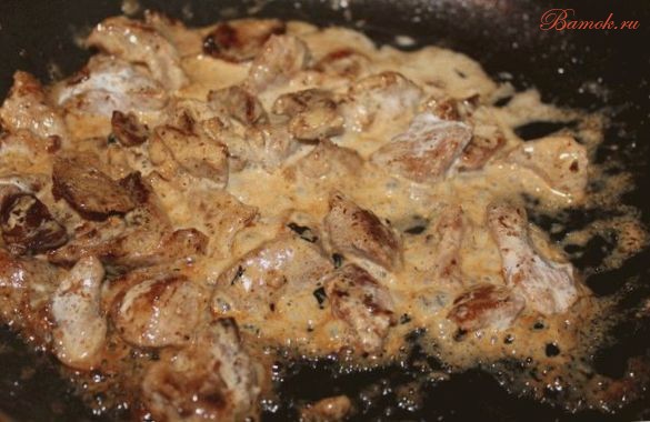 Свинина со сливками по-особенному