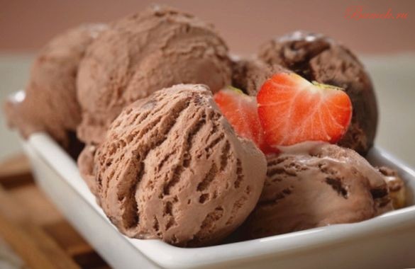 Нежный шоколадный пломбир по-домашнему