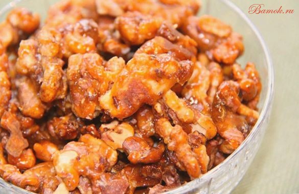 Грильяж из грецких орехов по-домашнему Грильяж из грецких орехов по-домашнему