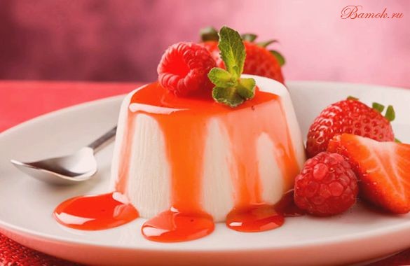 Итальянский десерт «Паннакотта» Итальянский десерт «Паннакотта»