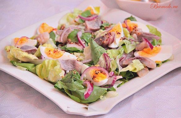 Салат «Отпад» из сельди