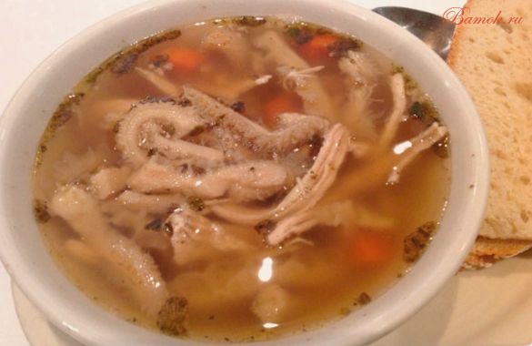 Суп из рубца «Фляки» по-варшавски