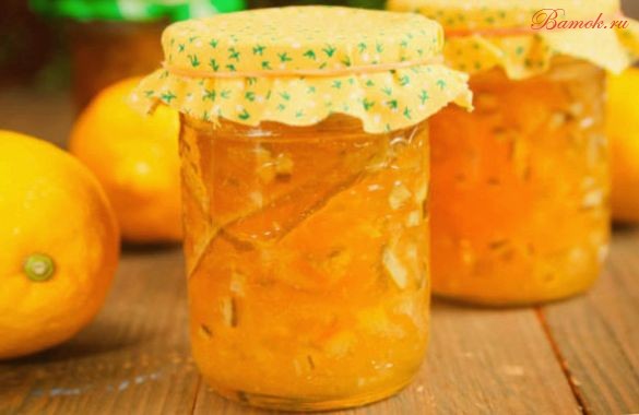 Ароматное имбирное варенье с лимоном Ароматное имбирное варенье с лимоном