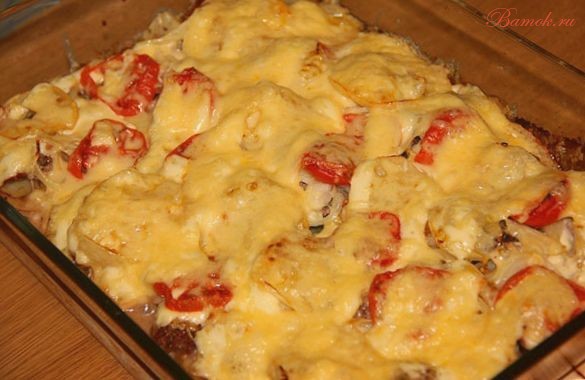 «Мясо по-французски» с картофелем