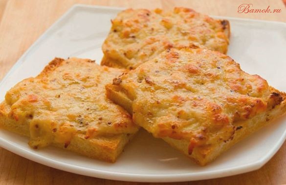 Необыкновенные гренки с сыром Необыкновенные гренки с сыром