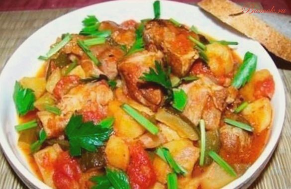 Азу из овощей в мультиварке Азу из овощей в мультиварке