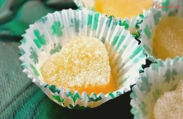 Конфеты-желе с грушей