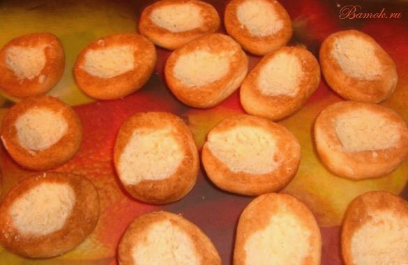 Печенье «Персики» с вареным сгущенным молоком