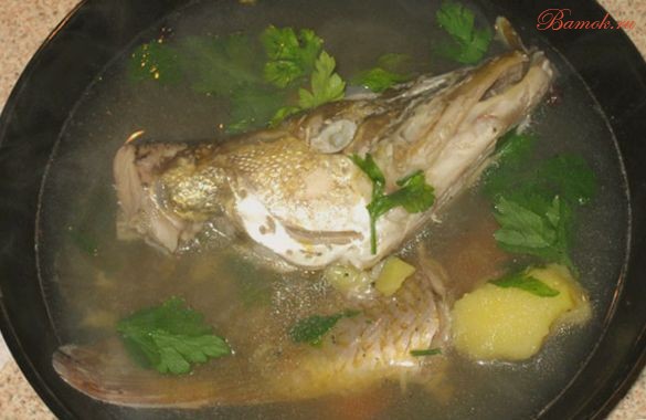 Уха из щуки и филе сома Уха из щуки и филе сома