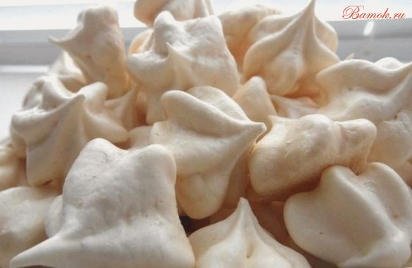 Домашнее безе на сахарозаменителе Домашнее безе на сахарозаменителе