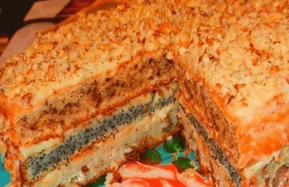 Домашний торт с наполнителями