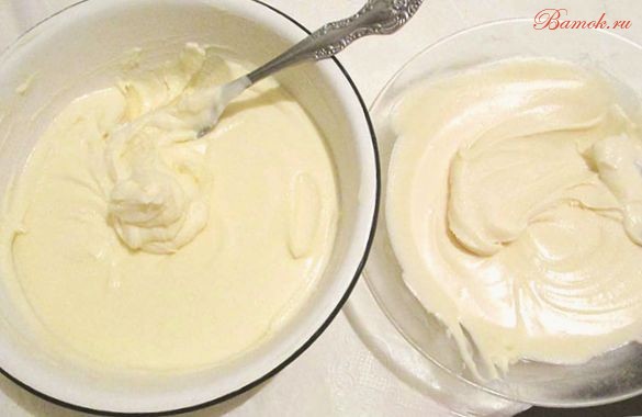 Густой сметанный крем для выпечки Густой сметанный крем для выпечки