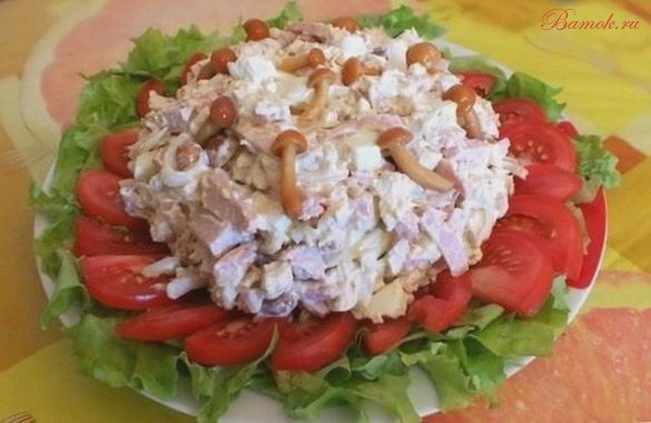 Салат «Мужская мечта» с курицей Салат «Мужская мечта» с курицей