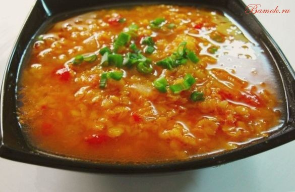 Ароматный суп с чечевицей в индийском стиле Ароматный суп с чечевицей в индийском стиле