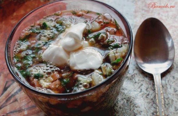 Окрошка с колбасой на пиве Окрошка с колбасой на пиве