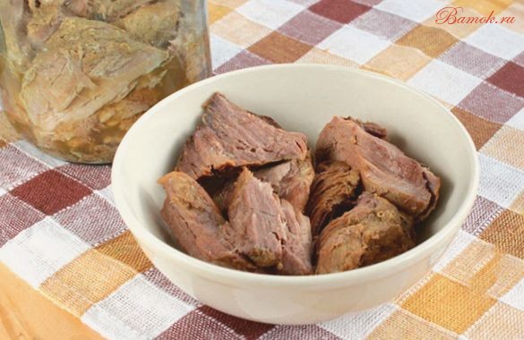 Тушенка в мультиварке по-домашнему Тушенка в мультиварке по-домашнему