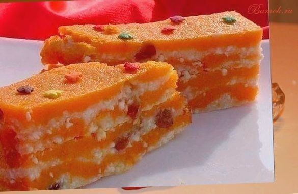 Тыква, запеченная с творогом и цукатами Тыква, запеченная с творогом и цукатами