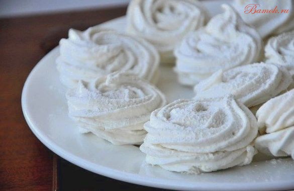 Диетический зефир из творога Диетический зефир из творога