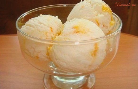 Домашнее творожное мороженое со сгущенкой