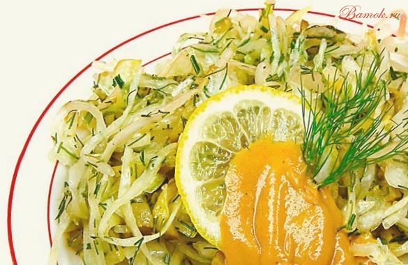 Капуста с огурцами в маринаде