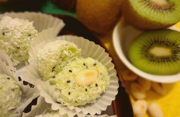 Киви «Рафаэлло» на десерт