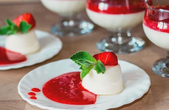 Ласковая ванильная панна-котта