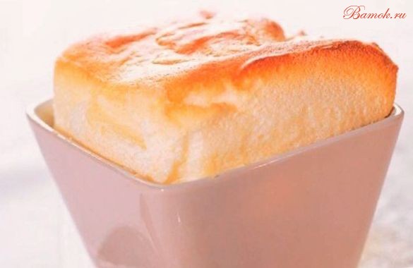 Молочное суфле с ванилином