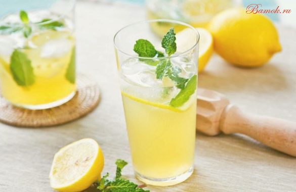 Натуральный мятный лимонад на скорую руку