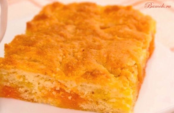 Пирог на апельсиновом мармеладе Пирог на апельсиновом мармеладе