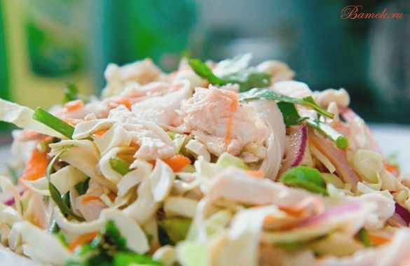 Салат «Анастасия» с куриным филе