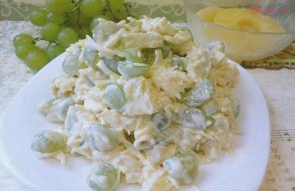 Салат «Французских цыган» с ананасом Салат «Французских цыган» с ананасом