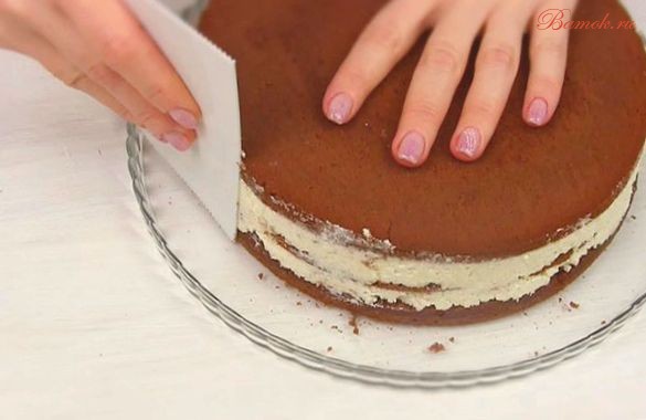 Торт «Баунти» с нежным манным кремом