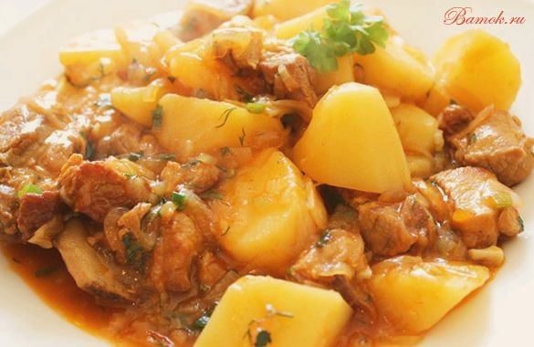Жаркое из говядины по-домашнему по-украински Жаркое из говядины по-домашнему по-украински