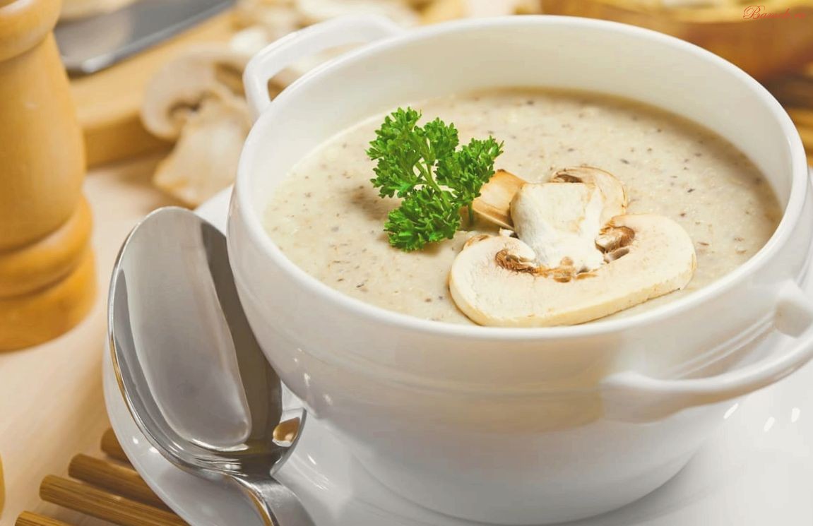 Ароматный суп «Грибной капучино»